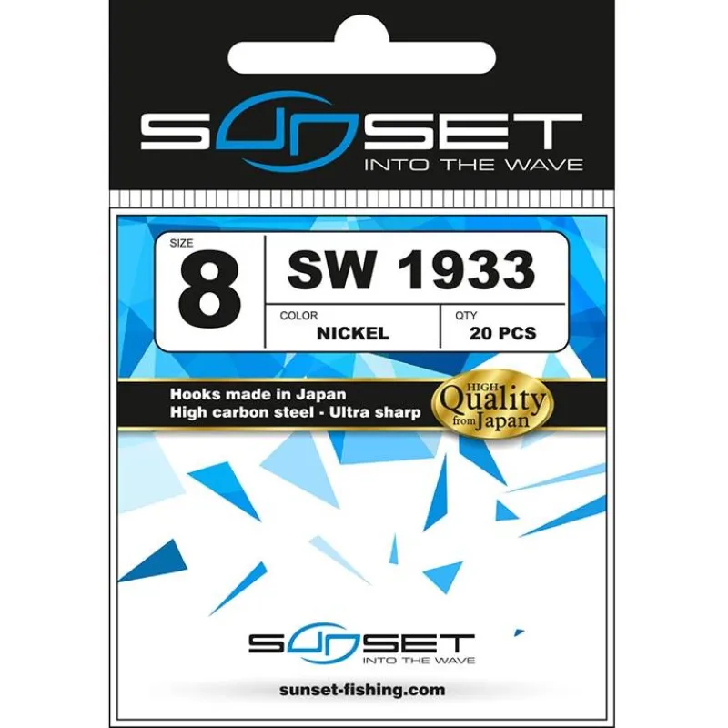 Sunset Hameçon Simple Sunhooks Sw 1933Ni