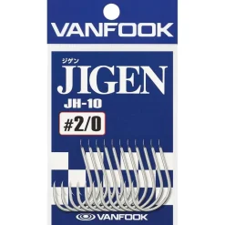 Vanfook Hameçon Simple Jigen Hook For Light Jigging Jh-10