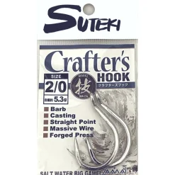 Yamai Suteki Hameçon Simple Crafter's Hook - Par 2