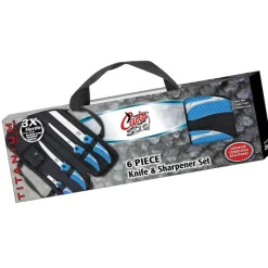 Cuda Kit 4 Couteaux + 1 Affuteur + Sac
