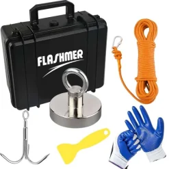 Flashmer Kit De Pêche À L'aimant Pro