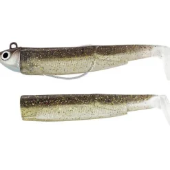Fiiish Kit Leurre Souple Arme Combo Black Minnow 70 + Tete Plombee Search