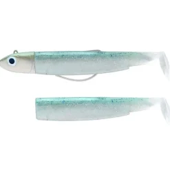 Fiiish Kit Leurre Souple Arme Combo Black Minnow 70 + Tete Plombee Off Shore