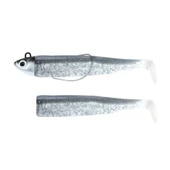 Fiiish Kit Leurre Souple Arme Combo Black Minnow 90 + Tete Plombee Search