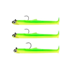 Fiiish Kit Leurre Souple Arme Maxi Combo Mud Digger 90 + Tete Plombee