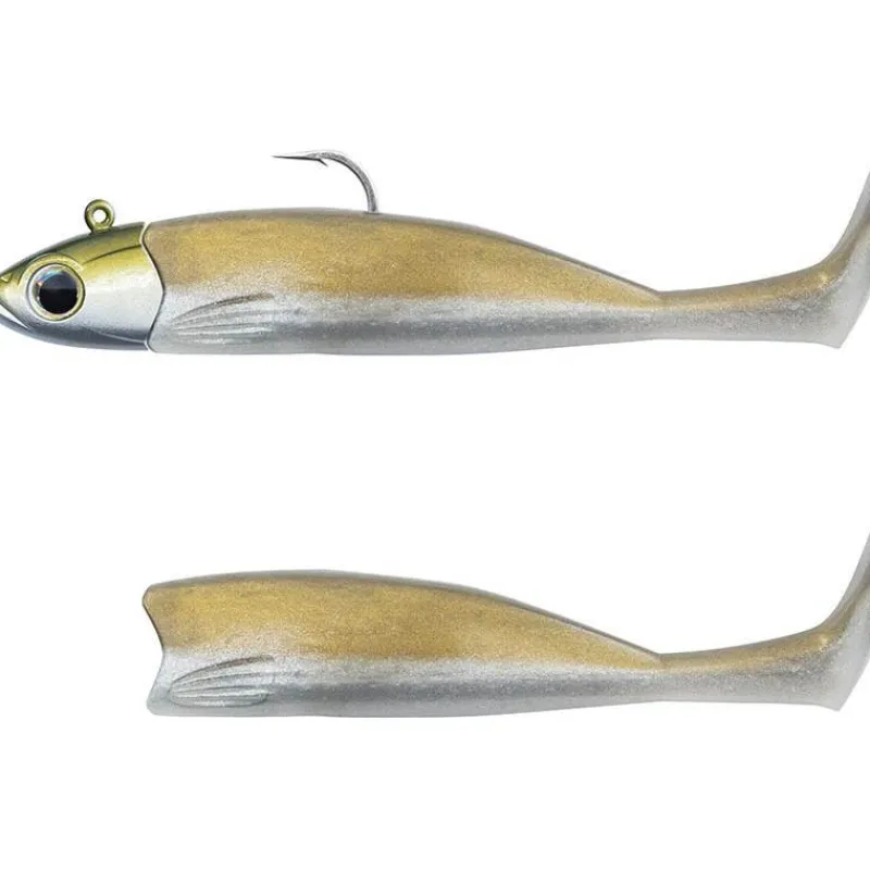 Fiiish Kit Leurre Souple Armé Combo Master Shad 100 + Tête Plombée Heavy