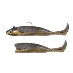 Fiiish Kit Leurre Souple Armé Combo Master Shad 75 + Tête Plombée Heavy