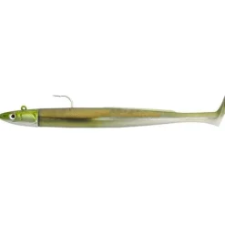 Fiiish Kit Leurre Souple Armé Combo Crazy Paddle Tail 180 + Tête Plombée Off Shore