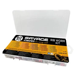 Savage Gear Kit Leurre Souple Armé Rib Worm Kit