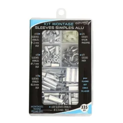 Explorer Tackle Kit Montage Sleeve Simples Ovales Alu + Cosses
