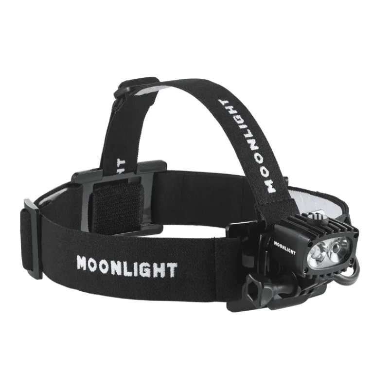 MOONLIGHT Lampe Frontale Bright As Day 800 Ultra Pack Avec Une Batterie Supplémentaire