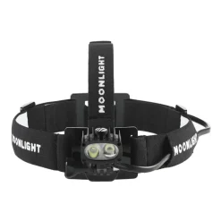 MOONLIGHT Lampe Frontale Bright As Day 800 Ultra Pack Avec Une Batterie Supplémentaire