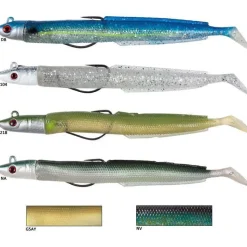 Flashmer Leurre Souple Arme Blue Equille Junior 10Cm