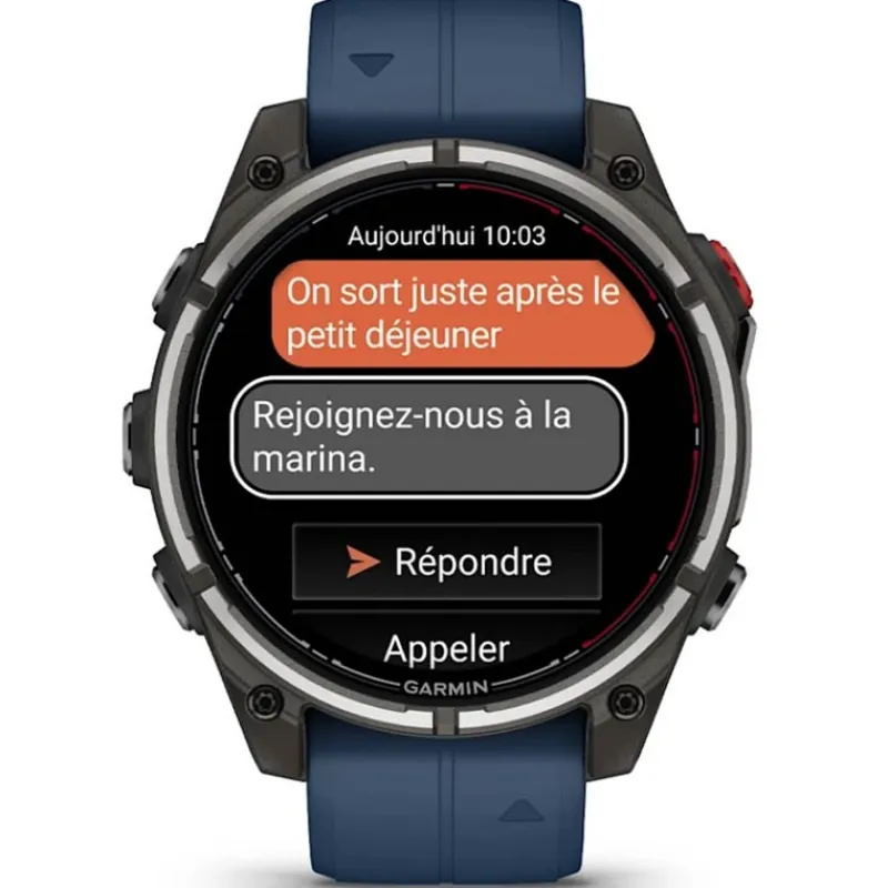 Garmin Montre Connectée Gps Quatix 8 Pro Avec Écran Amoled