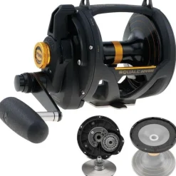 Penn Moulinet Mer Traine Squall Lever Drag 2 Speed