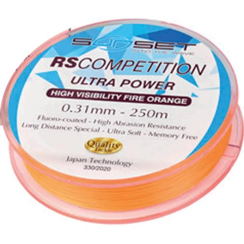 Sunset Nylon Rs Competition Ultra Power Hi-Visibility Fire Orange - 1000M