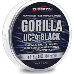 Tubertini Nylon Gorilla Uc-4 Black - 150M