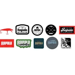 Rapala Pack Autocollant 10 Sticker Pack