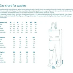 Kinetic Pantalon De Wading Stocking X4 Waist St. Foot