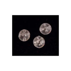 Vercelli Perle Dure Arrondies Transparentes Double Trou