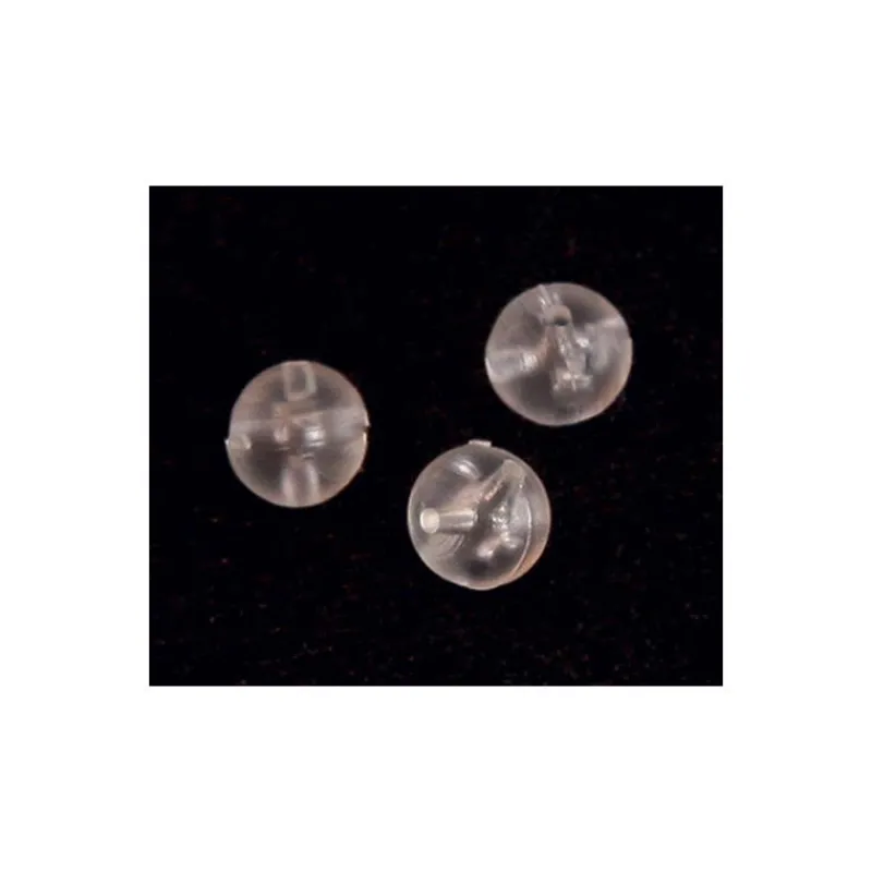 Vercelli Perle Dure Arrondies Transparentes Double Trou