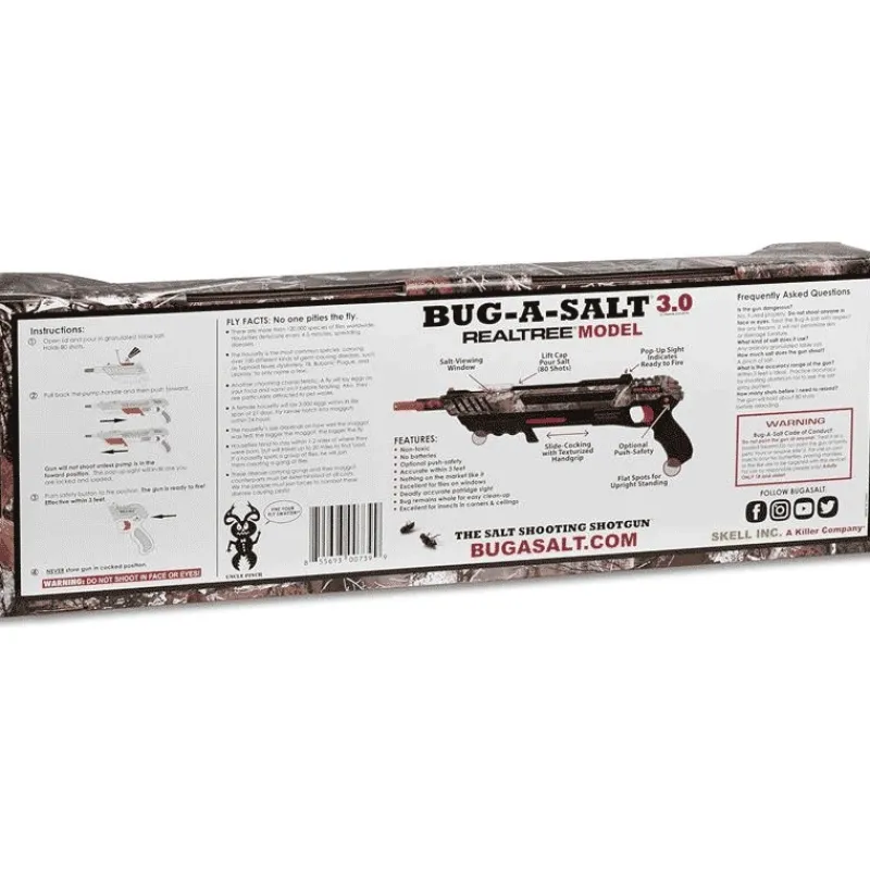 Bug-a-salt Pistolet À Sel Anti-Mouche 3.0 - Realtree Camo