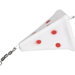 Zebco Plomb Flatty Scratcher Lead - Rouge Fluo/Pois Rouges