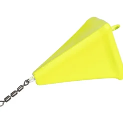 Zebco Plomb Flatty Scratcher Lead - Jaune Fluo