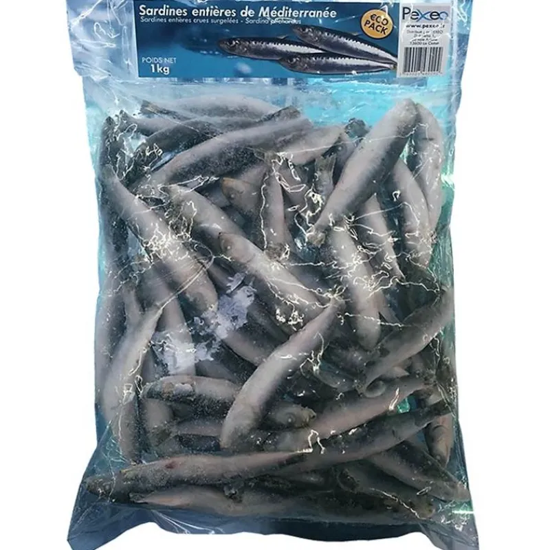 Pexeo Sardines Entières De Méditerranée Surgelées Eco - 1Kg