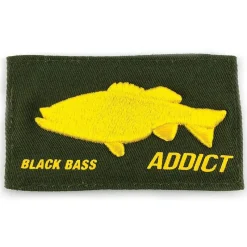 Fishxplorer Scratch Interchangeable Pour Casquette / Bonnet Addict Black Bass - Vert