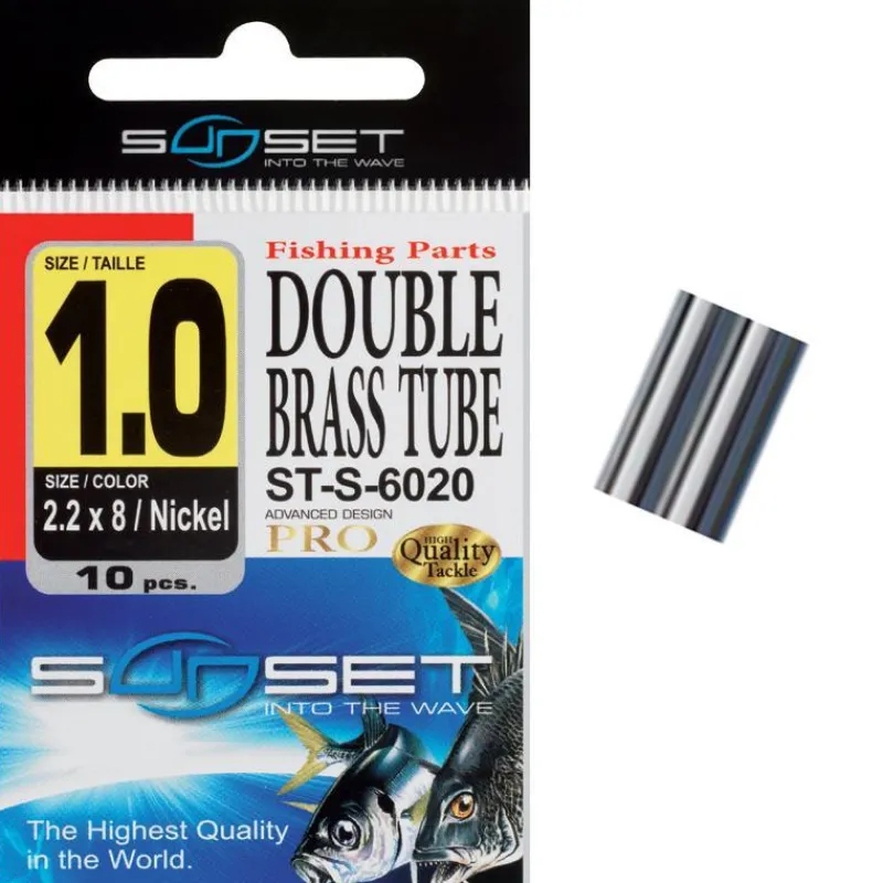Sunset Sleeve Double Brass Tube St-S-6020 - Pack