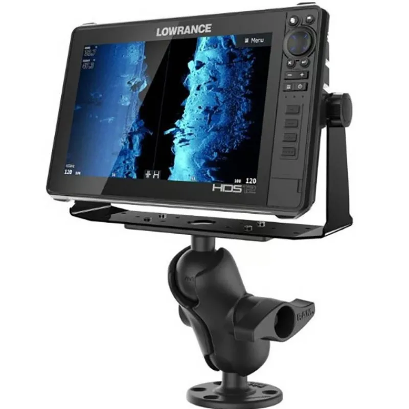 Ram Mounts Support Pour Combinés Garmin Et Lowrance 9 À 12’’ Bras Court Boule D