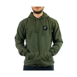Sur vos traces Sweat À Capuche Pêche Personnalisable - Kaki