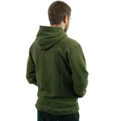 Sur vos traces Sweat À Capuche Pêche Personnalisable - Kaki
