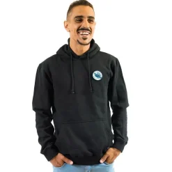 Sur vos traces Sweat À Capuche Pêche Personnalisable - Noir
