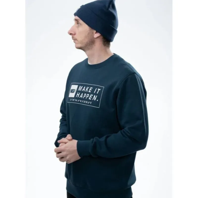 Nash Sweat Homme Make It Happen Coordinates Jumper - Navy