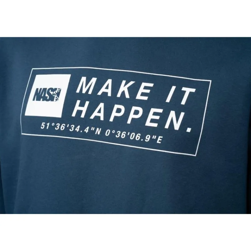 Nash Sweat Homme Make It Happen Coordinates Jumper - Navy