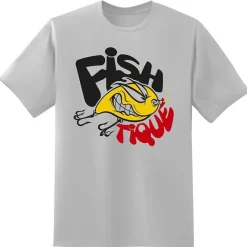 Fishxplorer Tee Shirt Manches Courtes Homme Fishtique - Gris