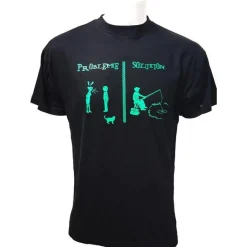 Bartavel Tee Shirt Manches Courtes Homme Probleme Peche - Noir