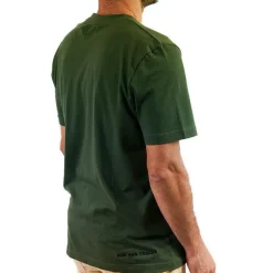 Sur vos traces Tee Shirt Pêche Personnalisable - Kaki