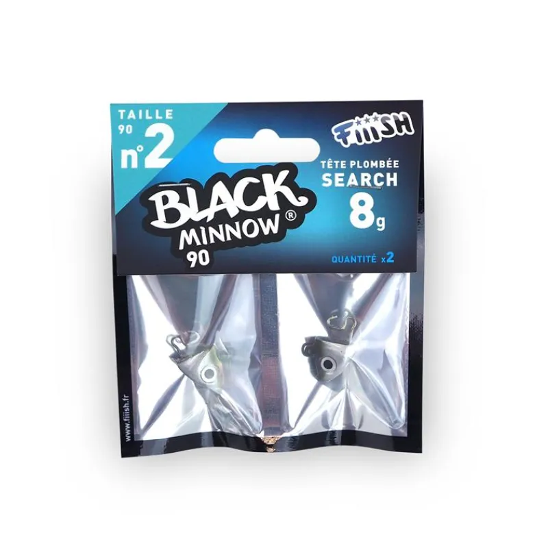 Fiiish Tete Plombee Black Minnow Search