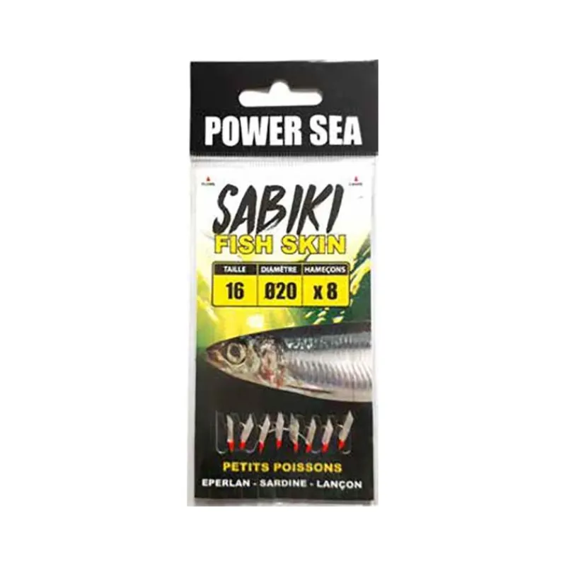 Powerline Train De Plume Sabiki Fish Skin