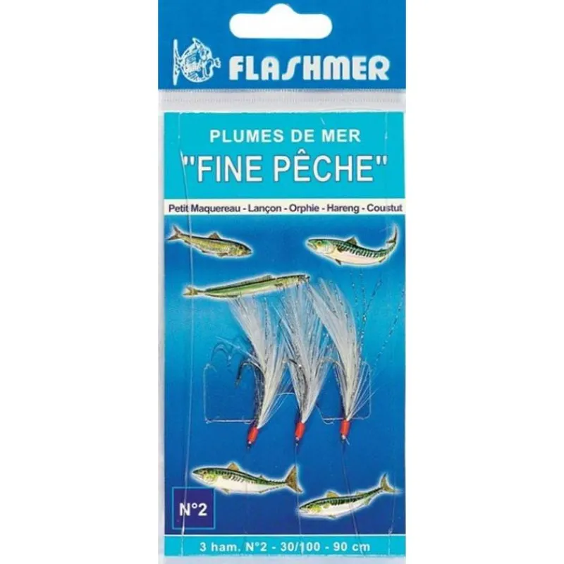 Flashmer Train De Plumes Fine Pêche