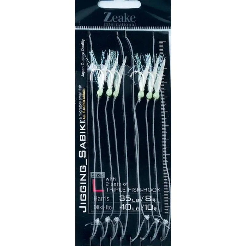 Zeake Train De Plumes Triple Fish Hook