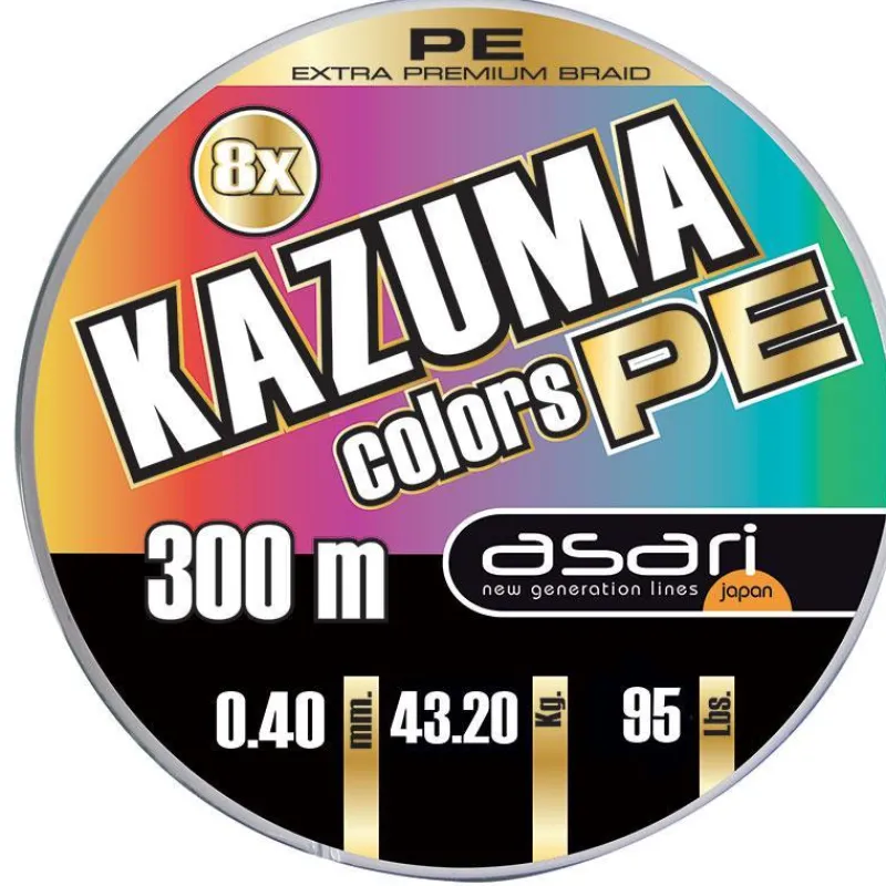 Asari Tresse Kazuma Colors Pe 8X - 300M