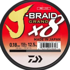 Daiwa Tresse J-Braid Grand X8 Bleu - 135M