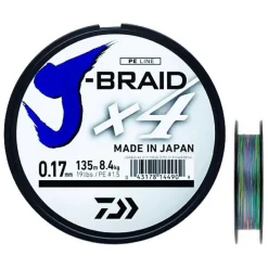 Daiwa Tresse J Braid X4b Multicolore - 300M
