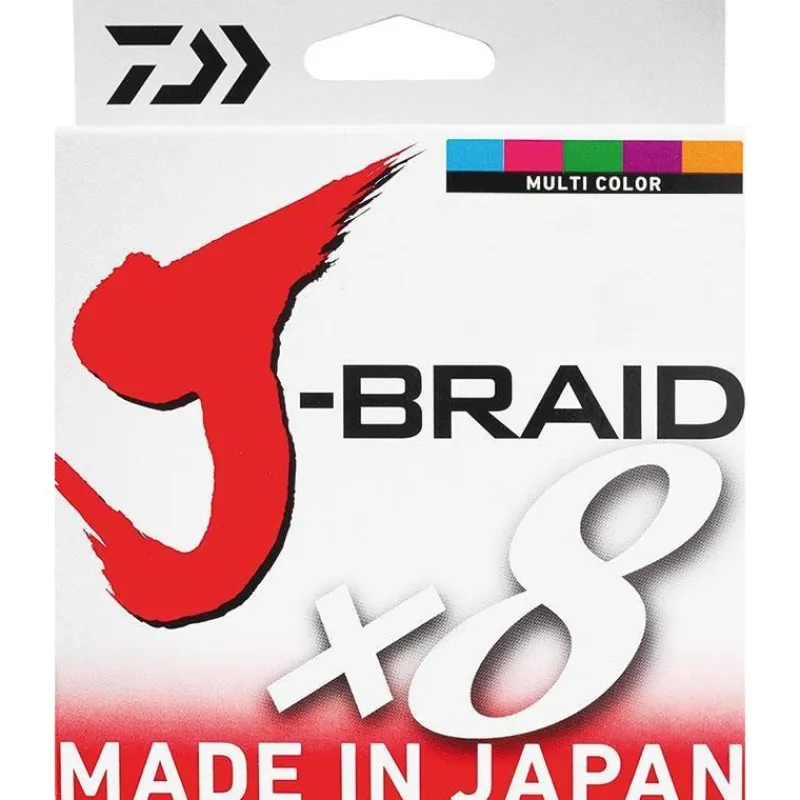 Daiwa Tresse J Braid X 8 Multicolore - 150M