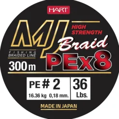Hart Tresse Mj Braid - Fluo Green - 3000M