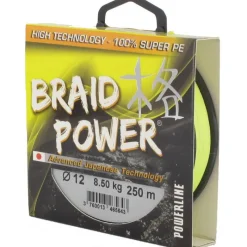 Powerline Tresse Braid Power - Jaune - 130M